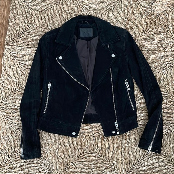 BlankNYC  suede moto jacket - Picture 1 of 4